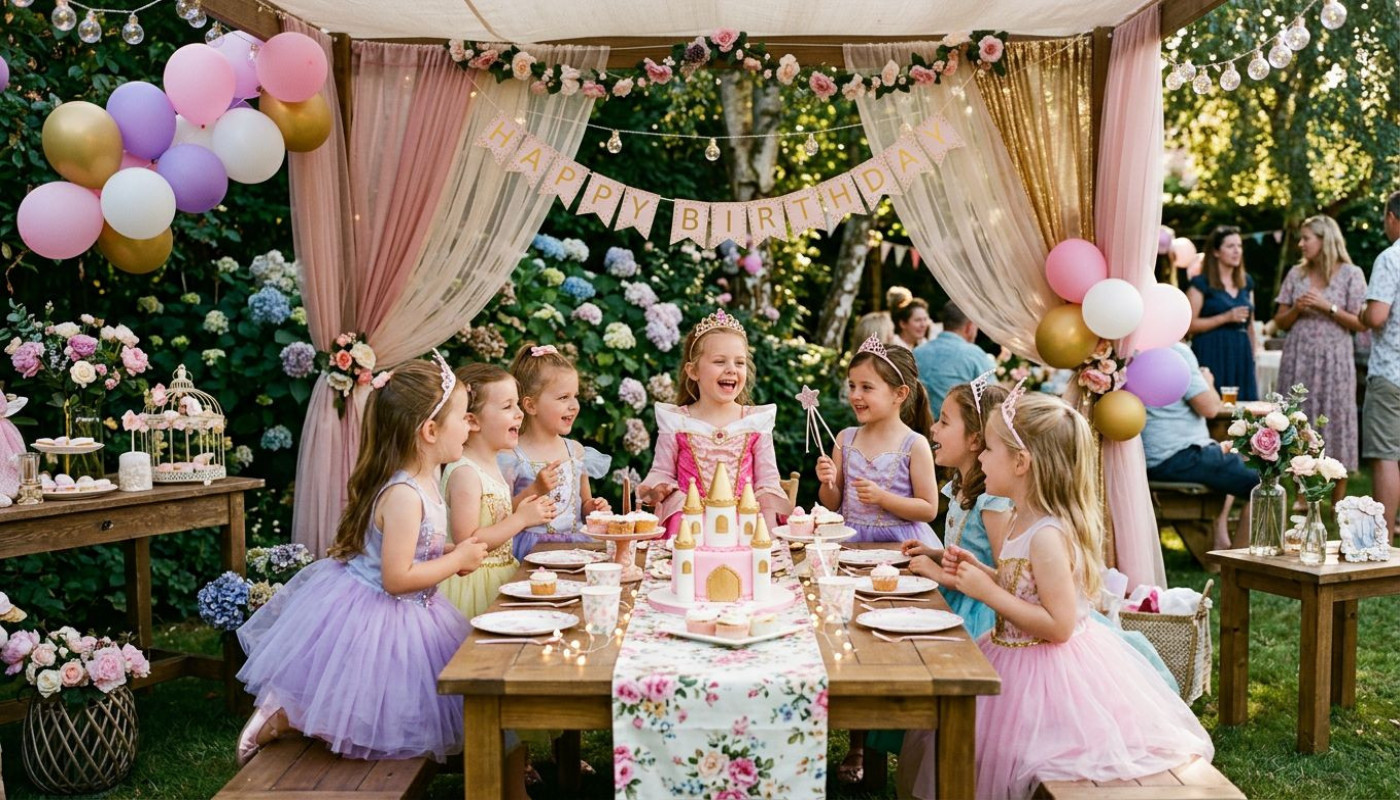 Organiser un anniversaire thème princesse inoubliable